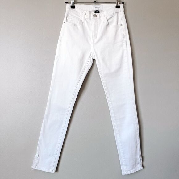 Current/Elliot White Skinny Jean Size 23 - Picture 2 of 8